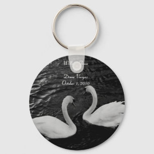 Swan Wedding Keychain