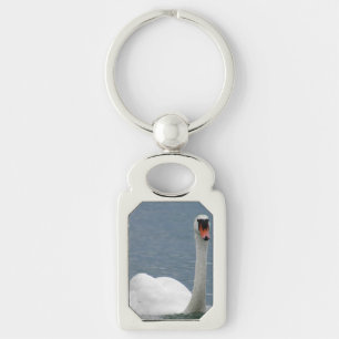 Swan Wedding  Shower Water Bird Peace Love Destiny Keychain