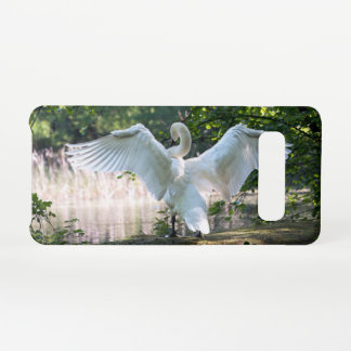 Swan with Wings Spread Samsung Galaxy Case