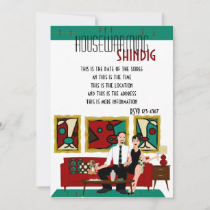 Swank Digs and a Dog Option A Invitation