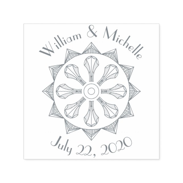 Swanky Art Deco Self-Inking Accent Stamp (Design)