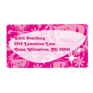 Swanky Deluxe Pink Labels