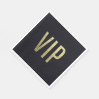 Swanky Faux Gold Leaf Foil VIP Typography