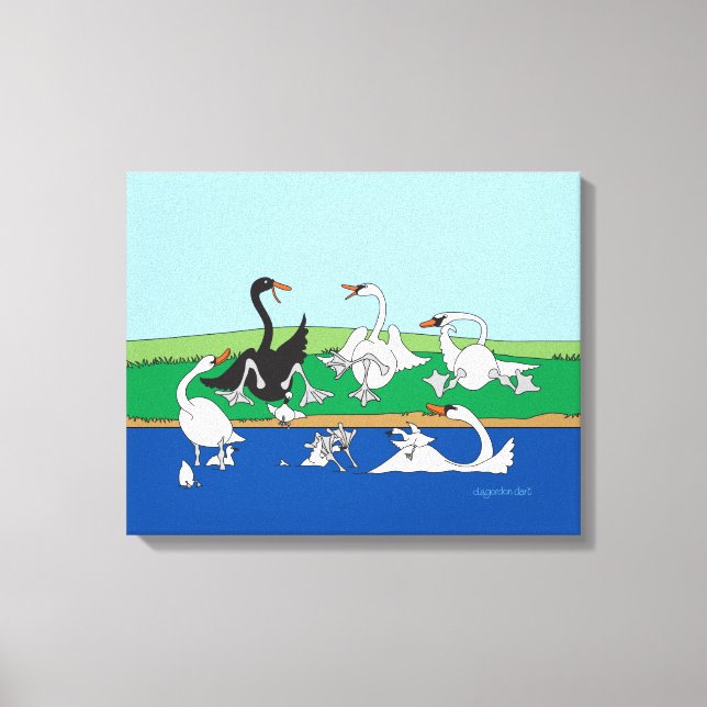 Swanna Talk 16x20 Canvas Print (Front)