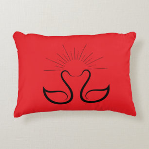 Swans Accent Pillow