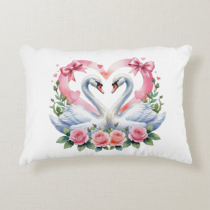 Swans Accent Pillow