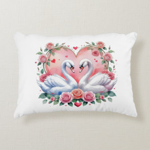 Swans Accent Pillow