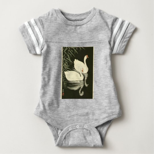 Swans and Reeds Baby Bodysuit