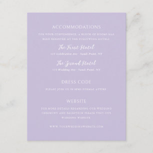 Swans Floral Monogram Crest Wedding Details Enclosure Card