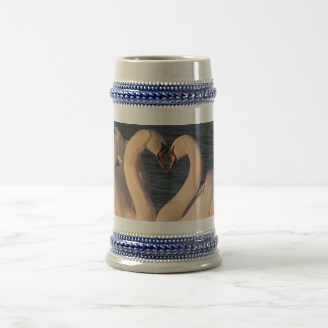 Swans Heart 22 oz Stein (Center)