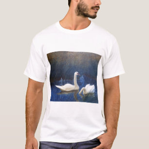 Swans in Reeds, Bruno Liljefors T-Shirt