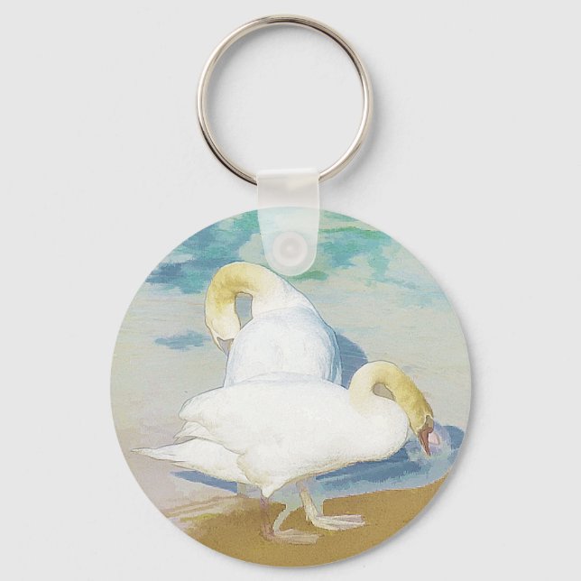 SWANS KEYCHAIN (Front)