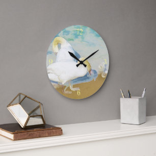 SWANS LARGE CLOCK