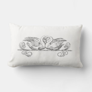 Swans Lumbar Pillow