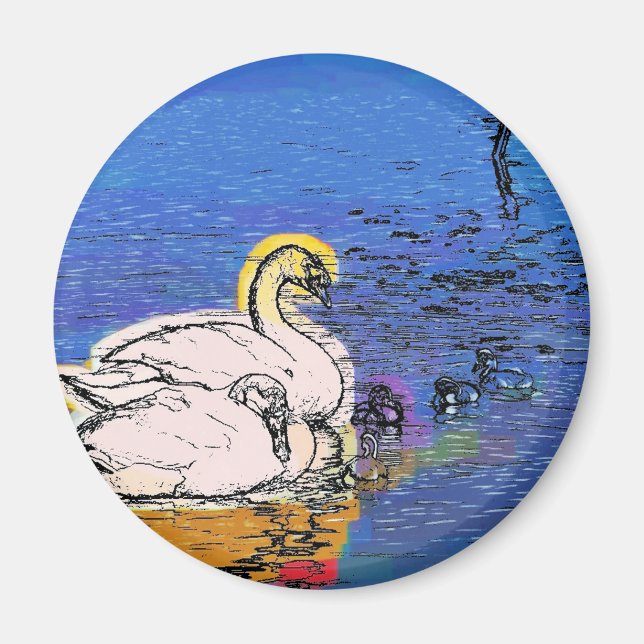 SWANS MAGNET (Front)