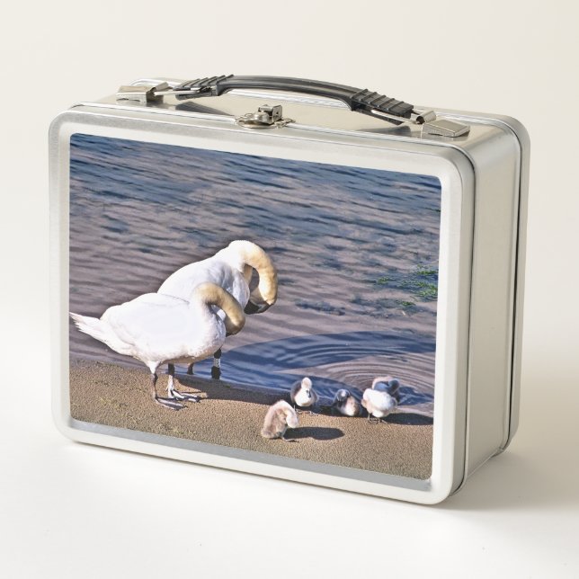 SWANS METAL LUNCH BOX (Front)
