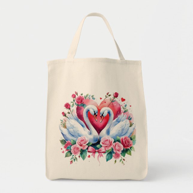 Swans Tote Bag (Front)
