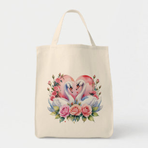 Swans  tote bag