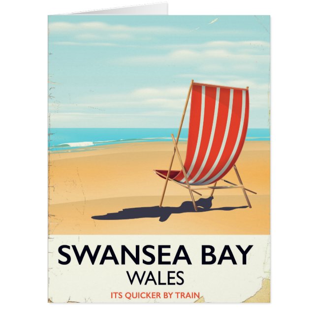 Swansea Bay Wales Seaside poster (Front)