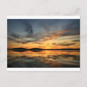 Swansea Sunset Postcard