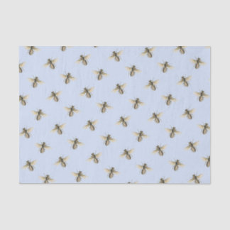 Swarm Honeybees on Blue Sky Nature Lover Beekeeper Tissue Paper