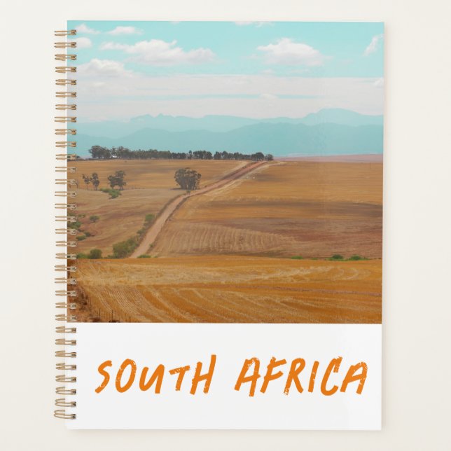 Swartland Fields Mountains Voir Afrique du Sud ZA (Devant)