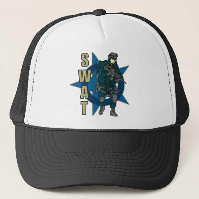 SWAT Officer Trucker Hat (Front)