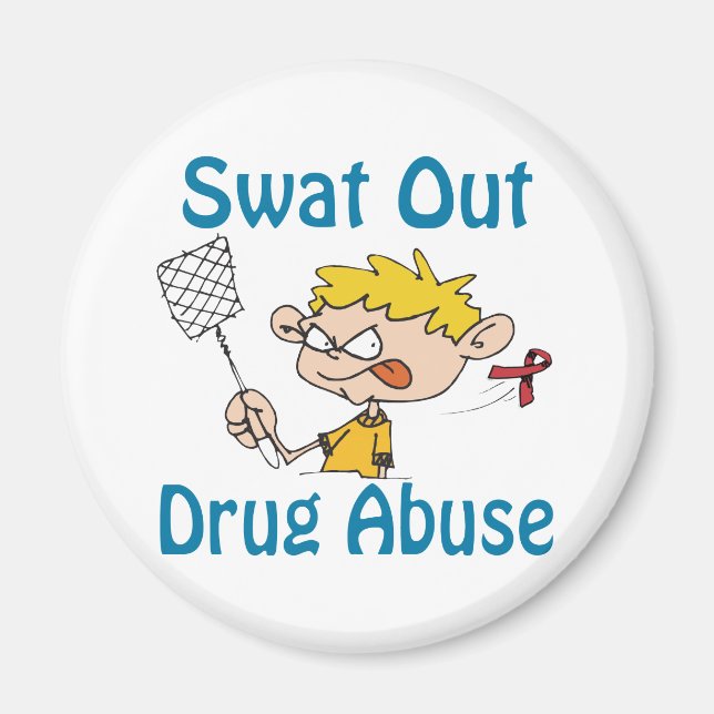 Swat Out Drug-Abuse Magnet (Front)