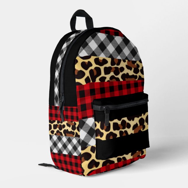 Swatches, Patterns and Prints Printed Backpack (Back Corner Left)