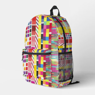 Swatts jaunes et sac à dos Pixels colorés