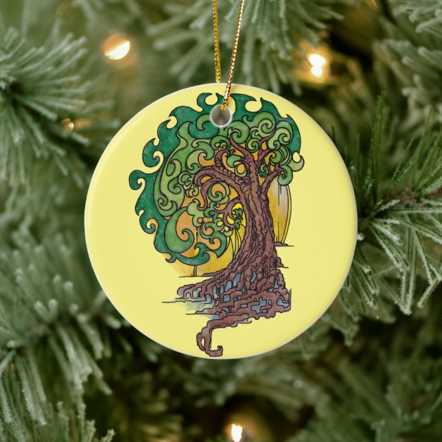 Sway Fancy Ceramic Ornament (Tree)