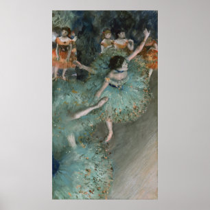 Swaying Dancer, Dancer in Green by Edgar Degas Poster