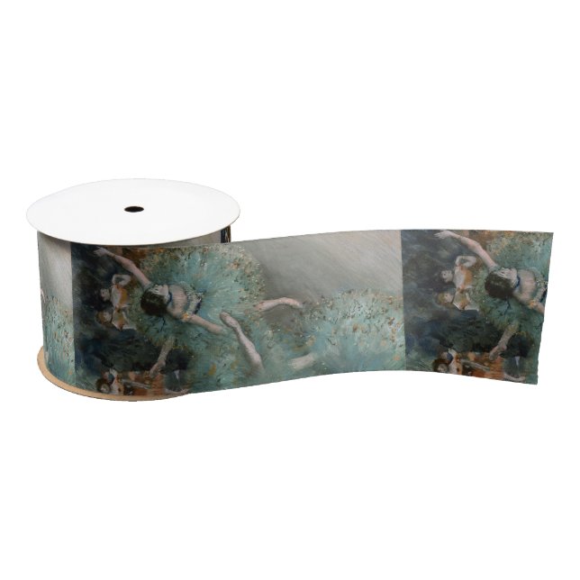 Swaying Dancer, Dancer in Green by Edgar Degas Satin Ribbon (Spool)