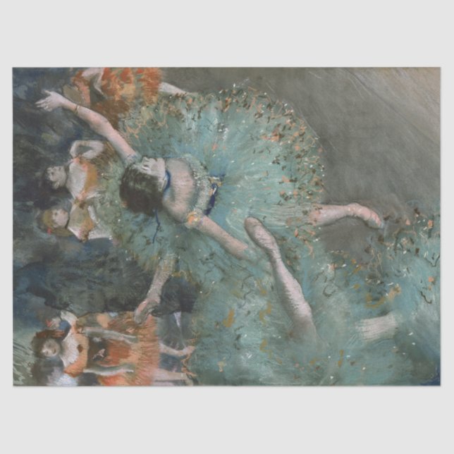 Swaying Dancer Dancer in Green Edgar Degas Tissue Paper (Front)