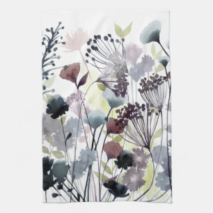 Swaying Florets II Kitchen Towel