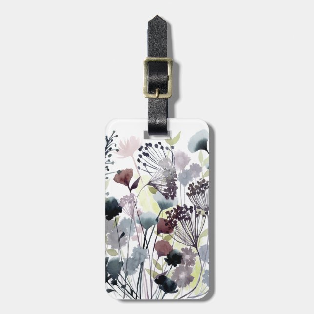 Swaying Florets II Luggage Tag (Front Vertical)