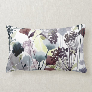 Swaying Florets II Lumbar Pillow