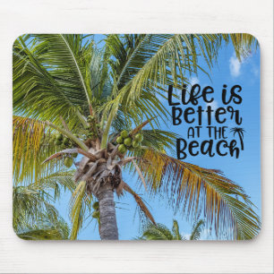 Swaying Palm Trees Mouse Pad