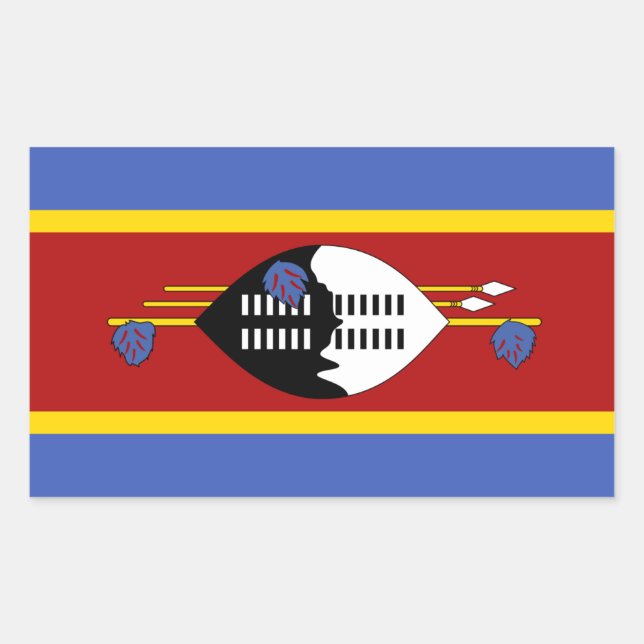 Swazi Flag, Flag of Eswatini Sticker (Front)