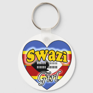 Swazi Girl Keychain