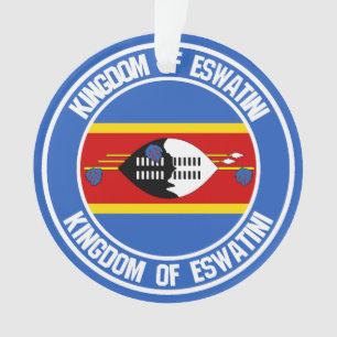 Swaziland ( Eswatini ) Round Emblem Ornament