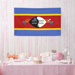 Swaziland flag banner
