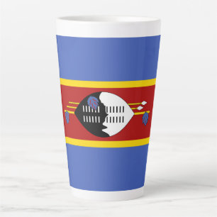 Swaziland flag latte mug