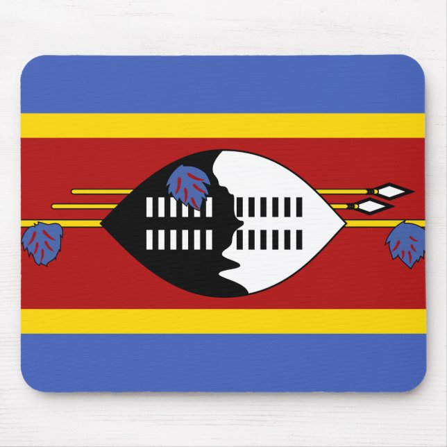 Swaziland Flag Mouse Pad (Front)