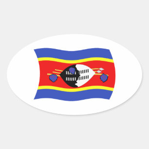 Swaziland Flag Sticker