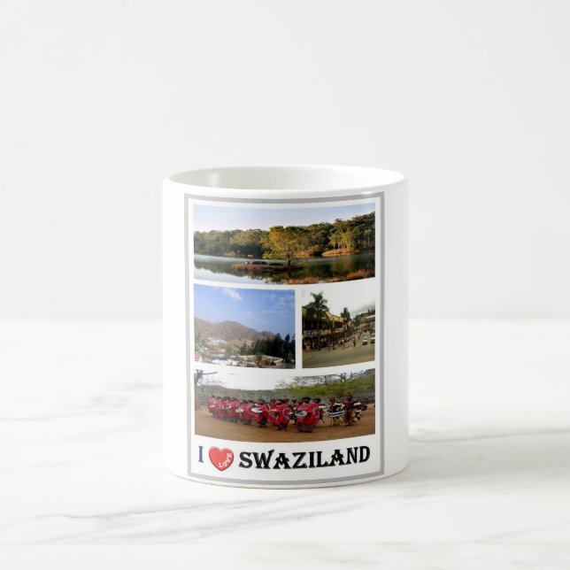 Swaziland - I Love - Coffee Mug (Center)