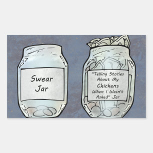 Swear Jar and Chicken Jar Sticker