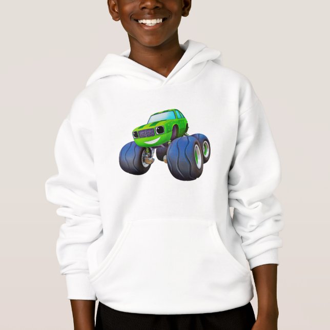 Sweat à capuche 4x4 monstre pour enfant (Front)