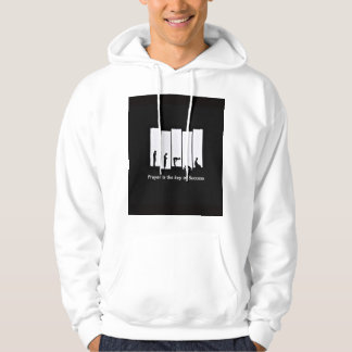 Sweat à capuche blanc Sweat pour hommes imprimé