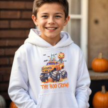 Sweat à capuche Boo Crew Monster Truck Halloween p